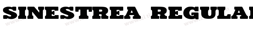 Sinestrea Regular字体转换